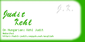 judit kehl business card